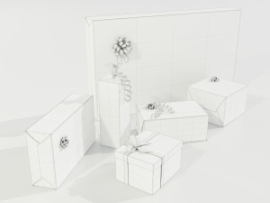 Christmas Gifts 3D Model