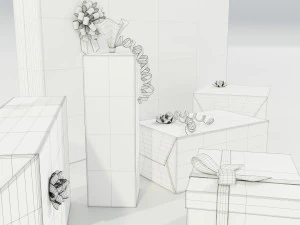 Christmas Gifts 3D Model