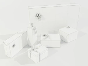 Christmas Gifts 3D Model
