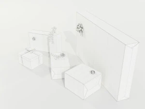 Christmas Gifts 3D Model
