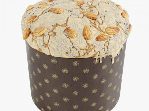 Panettone Di Natale Modello 3D