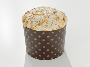 Panettone Christmas Cake Model 3D