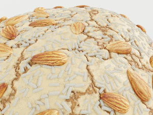 Panettone Christmas Cake 3D Model