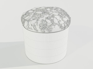 Panettone Christmas Cake Model 3D