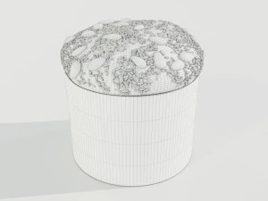 Panettone Christmas Cake 3D Model