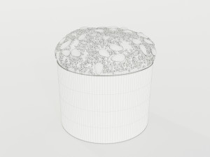 Panettone Christmas Cake Model 3D