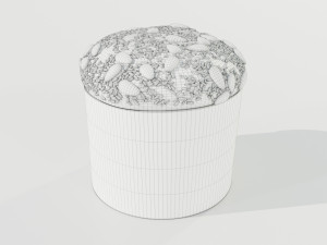 Panettone Christmas Cake Model 3D