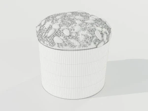 Panettone Christmas Cake 3D Model