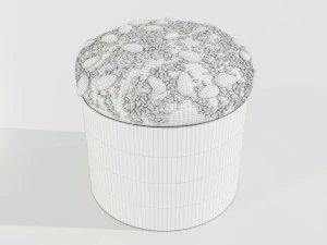 Panettone Christmas Cake 3D Model