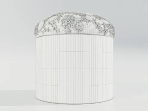 Panettone Christmas Cake 3D Model