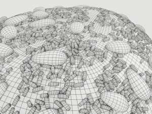 Panettone Christmas Cake Model 3D