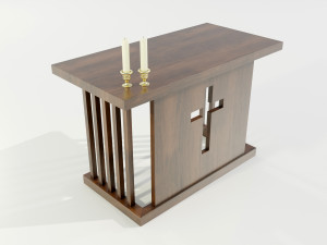 Wooden Altar 3Dモデル