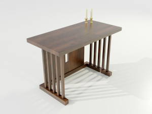 Wooden Altar 3Dモデル