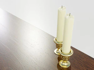Wooden Altar 3D Model