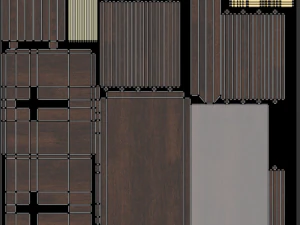 Wooden Altar 3D Model