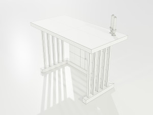 Wooden Altar 3Dモデル