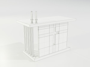 Wooden Altar 3Dモデル