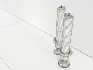Wooden Altar 3D Model