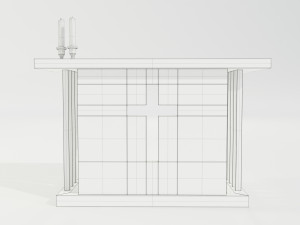 Wooden Altar 3Dモデル