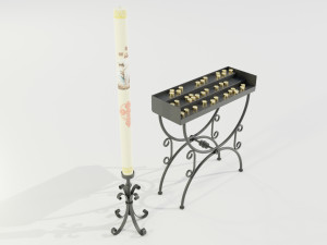 Candle Holder 3D 모델