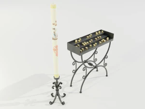 Candle Holder 3D Model