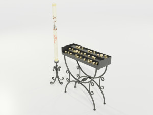 Candle Holder 3D 모델