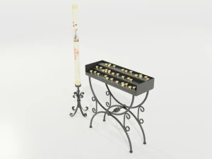 Candle Holder 3D Model