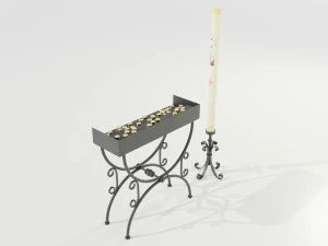 Candle Holder 3D Model