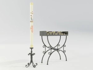 Candle Holder 3D Model