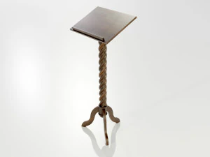 Wooden Lectern 3D Model