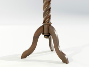 Wooden Lectern Modello 3D