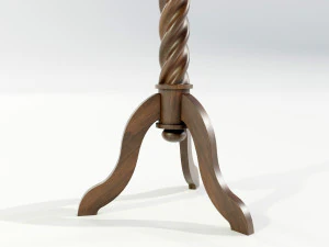 Wooden Lectern 3D Model