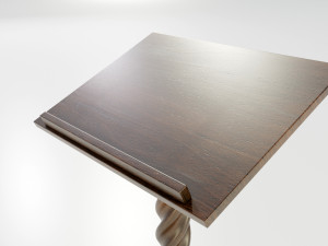 Wooden Lectern Modello 3D