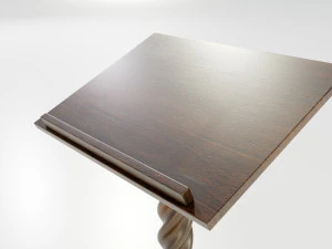Wooden Lectern 3D Model