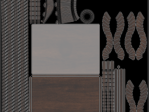 Wooden Lectern Modello 3D