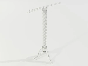 Wooden Lectern 3D Model