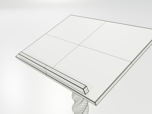 Wooden Lectern Modello 3D