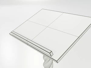 Wooden Lectern 3D Model