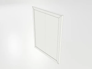 Дерев'яний каркас 3D Модель