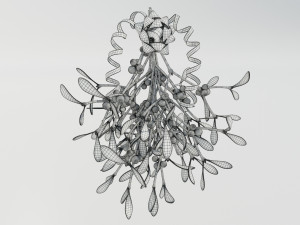 Mistletoe Bunch 3D Model