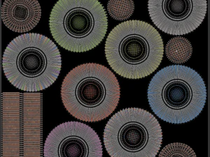 Kolekcja babeczek Model 3D