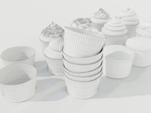 Cupcakes Collection Modelo 3D