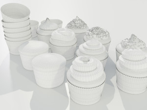 Cupcakes Collection Modelo 3D