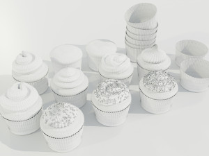 Cupcakes Collection Modelo 3D