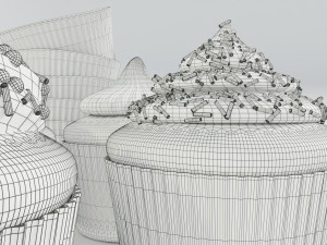 Cupcakes Collection Modelo 3D
