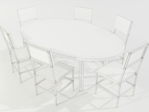 Epoxy Resin Table Modelo 3D