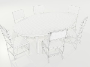 Epoxy Resin Table Modelo 3D