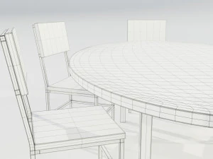 Epoxy Resin Table 3D Model