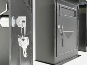 Wall Mounted Wrought Iron Mailbox 3Dモデル