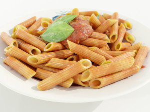Pasta with Bolognese Sauce Modello 3D